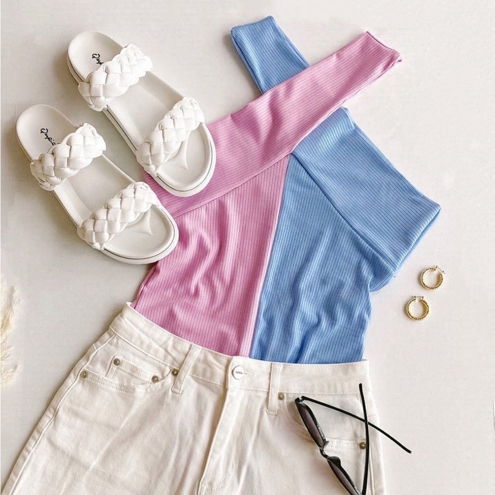 Pink/Blue Bodysuit